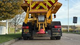 A Hull City Council gritter in action