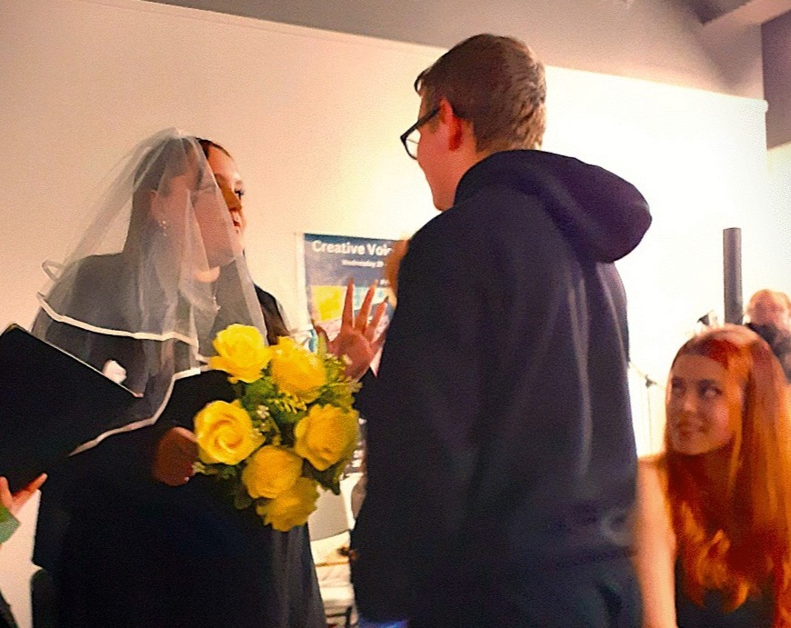 Members of Just Drama Youth Theatre.