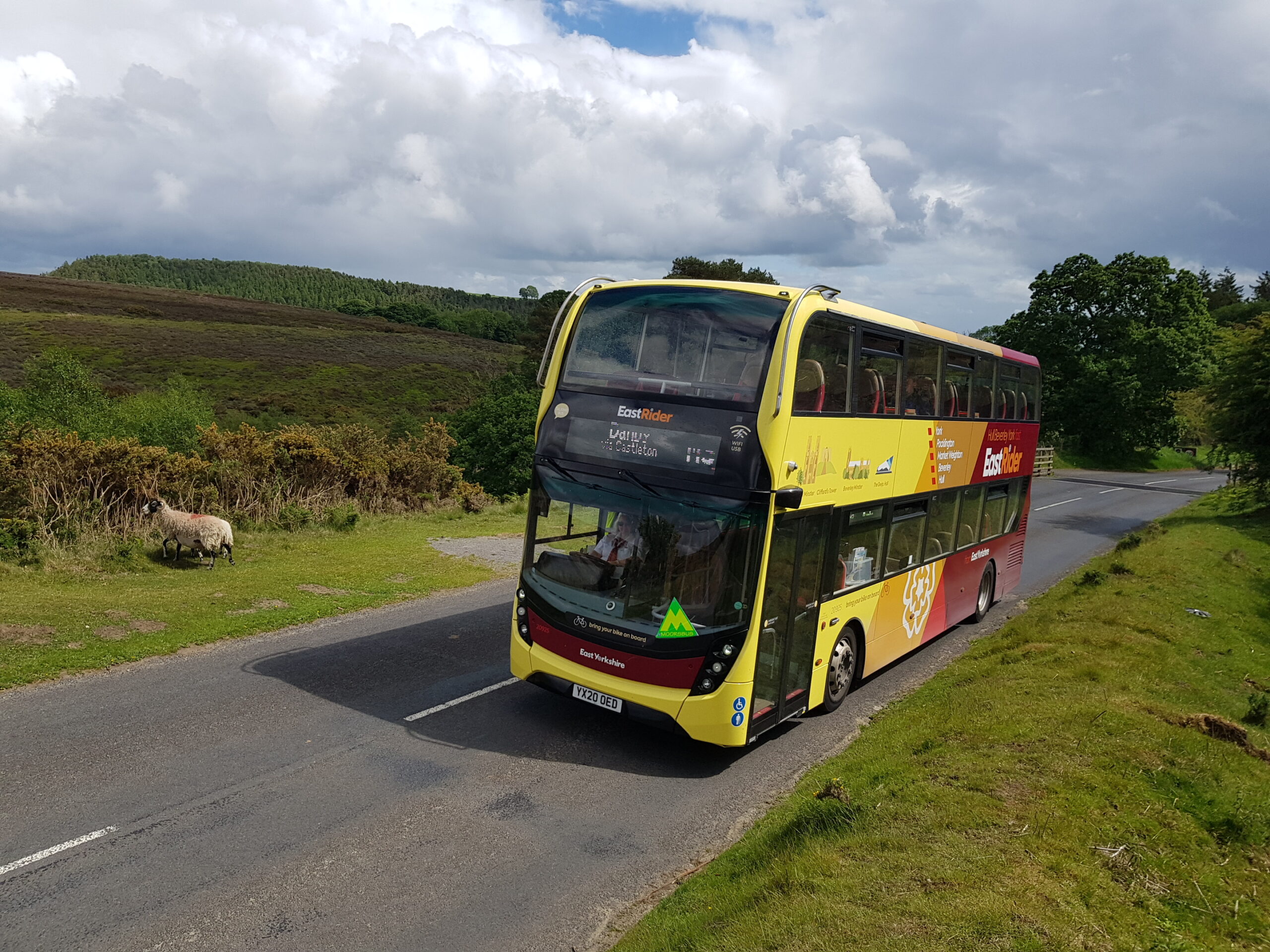 The Moorsbus near Hutton le Hole