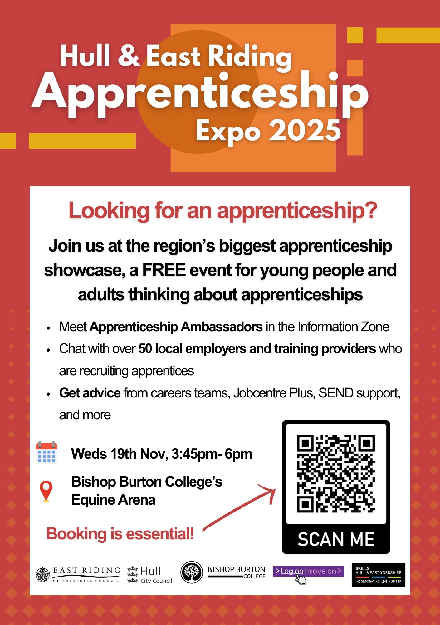 Flyer for Apprenticeship Expo 2025