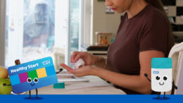 NHS graphic for getting free vitamins with NHS Healthy Start