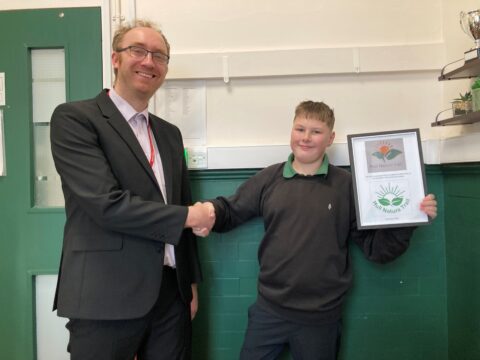 View article The Venn Boulevard Centre: School pupil creates winning logo for Hull Nature Trail