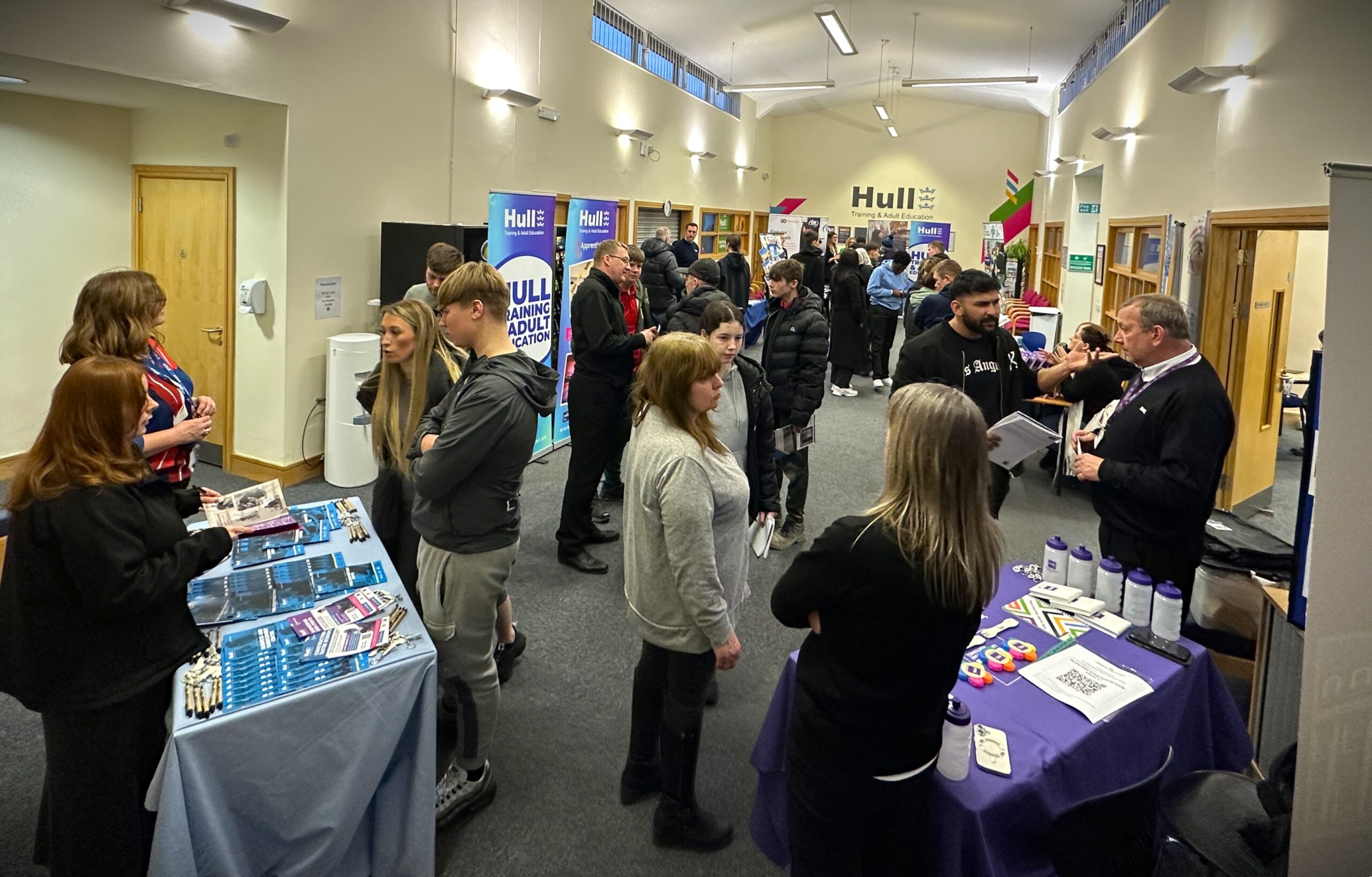 Hull Training and Adult Education's Meet the Employer Apprenticeship event 2025.