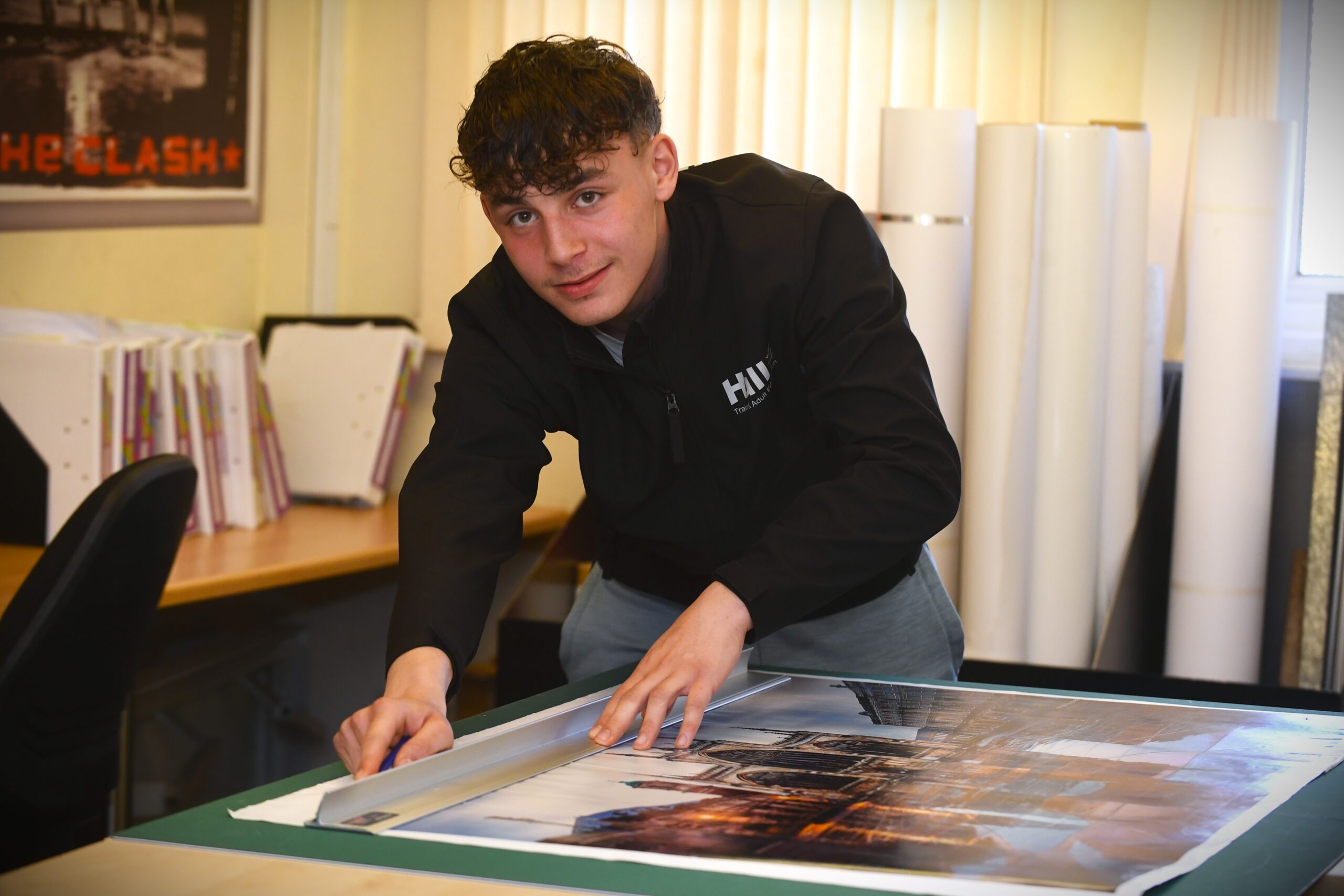 Tyreece Moss, former apprentice through Hull Training and Adult Education.