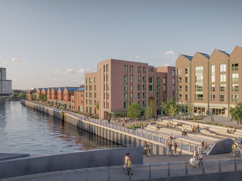 View article First plans submitted for East Bank Urban Village in Hull