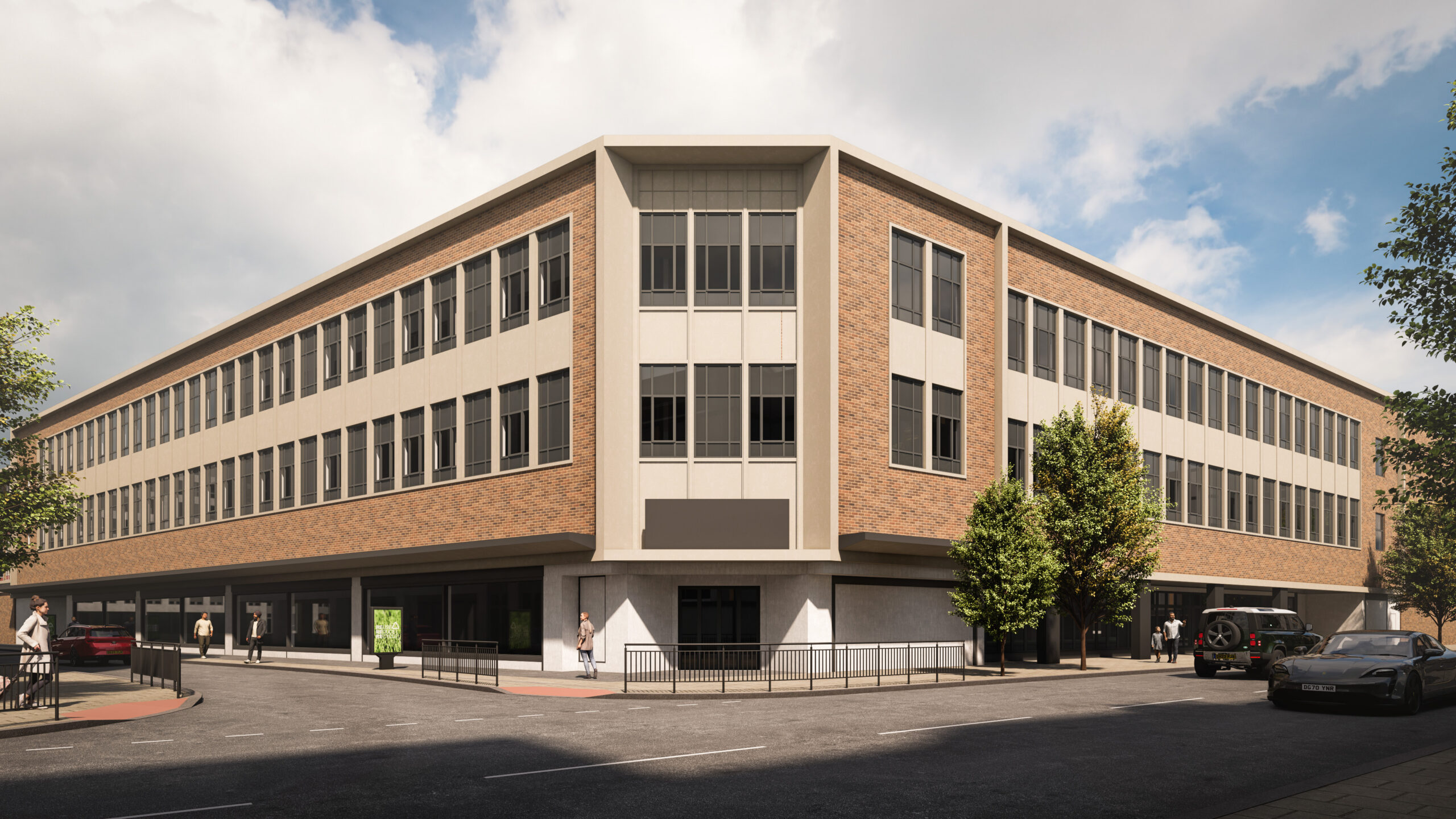 An artist's impression of how the former Debenhams building could look.
