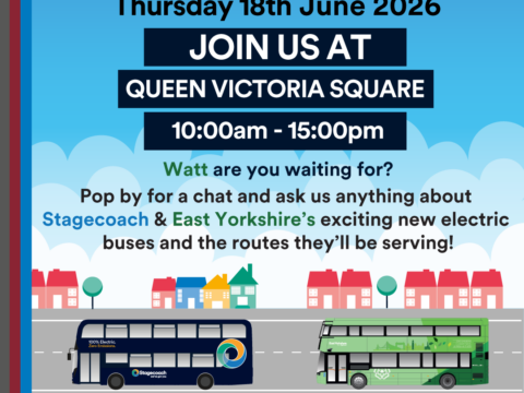 View article City centre event promotes electric bus rollout on Clean Air Day