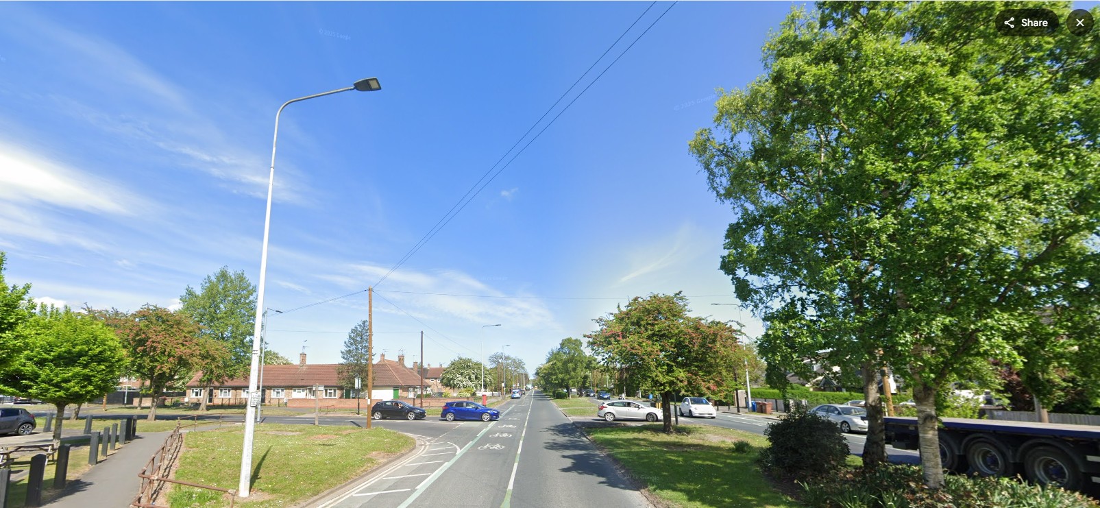 The Bellfield Avenue junction on Holderness Road, Hull.