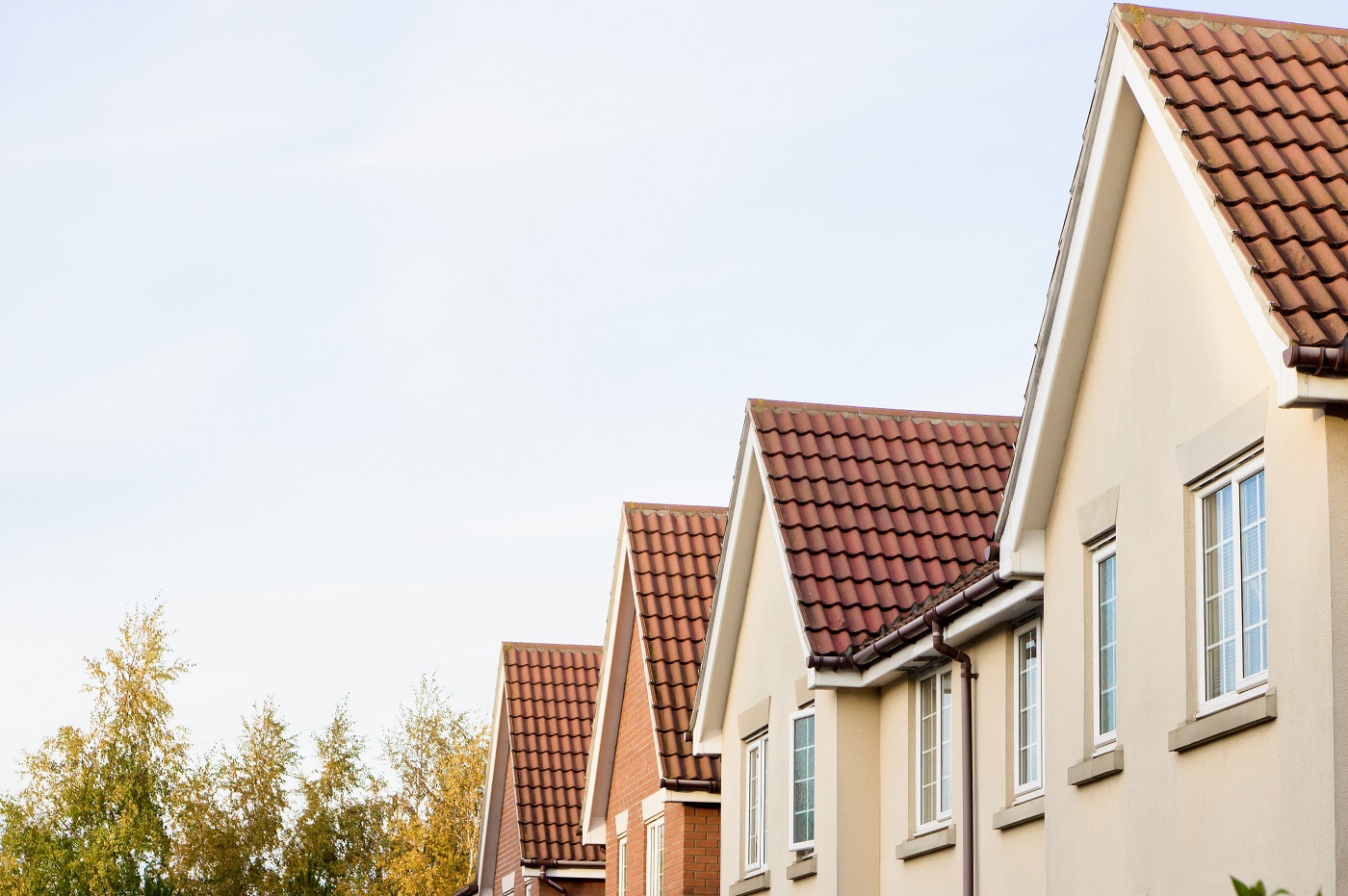 Rooftops of homes in Hull