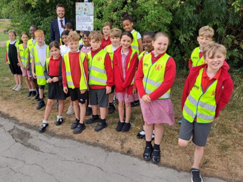 View article Children help create signs to boost park safety in Hull