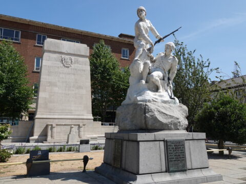 View article Paragon Square war memorials transformed after specialist conservation clean 
