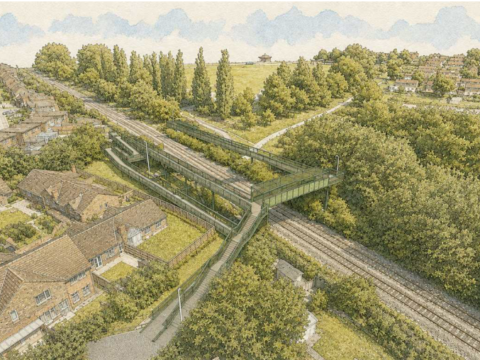 View article Planning application submitted for replacement of Priory Drive Footbridge