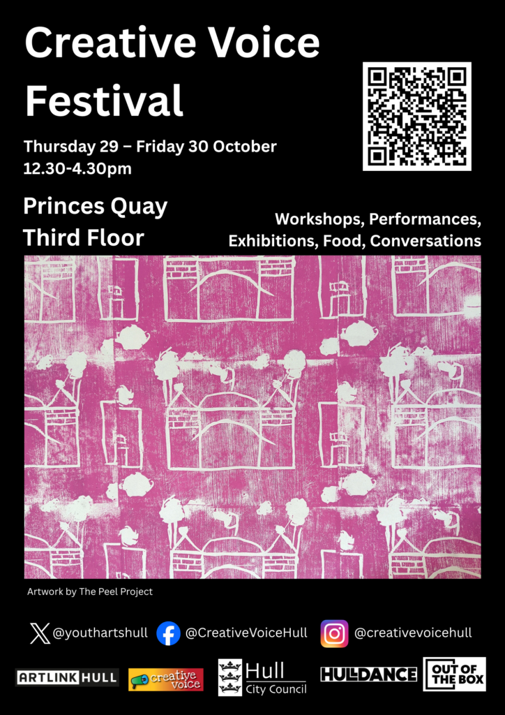 poster for creative voice festival