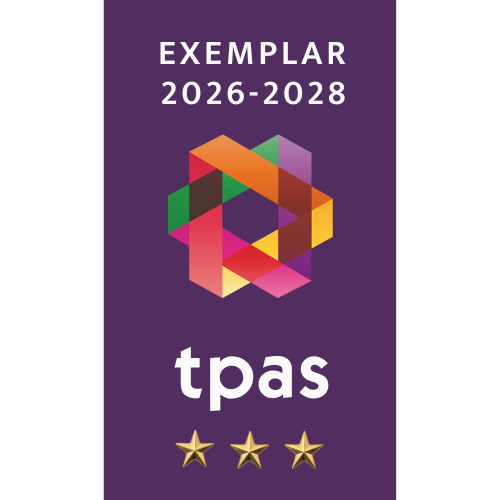 Logo with the words 'Exemplar 2026-2028 Tpas'