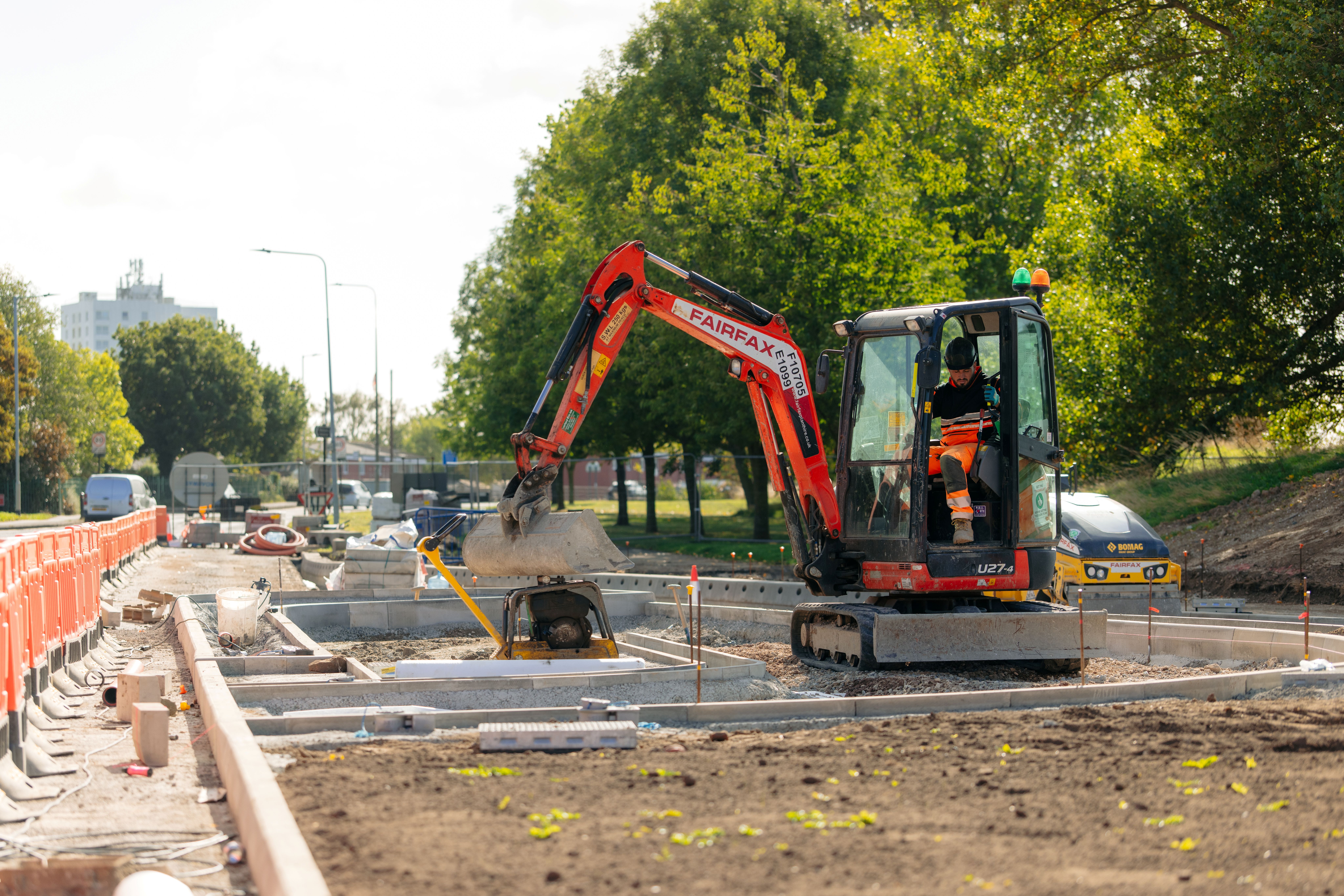 View article Capacity improvement work on Kingswood roundabouts prepares area for the future