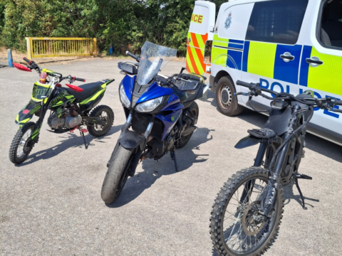 View article Action on rogue bikes 